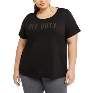 Ideology Womens Active Graphic T-Shirt Size 1X